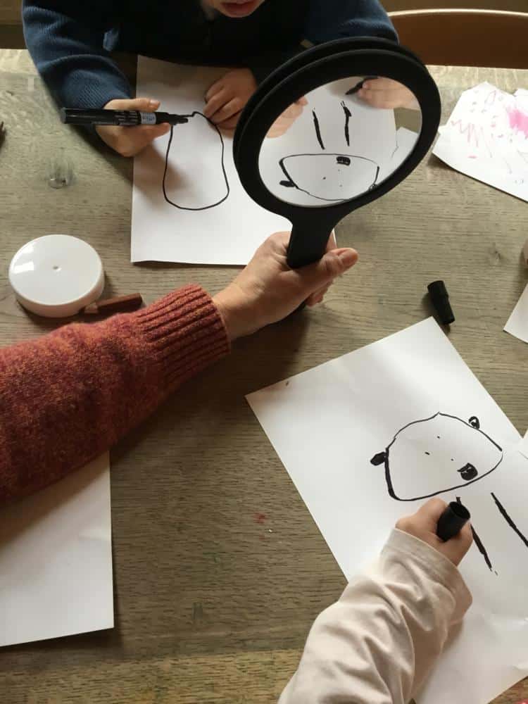 Tekenen Met Vergrootglas